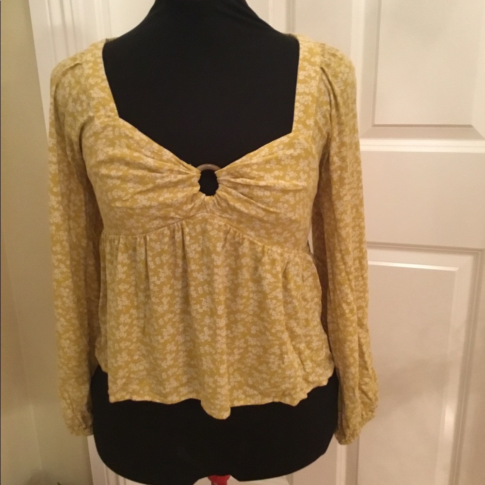 American Eagle Yellow Blouse